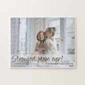 Höchste Mama Eine benutzerdefinierte FotoCollage Puzzle (Horizontal)