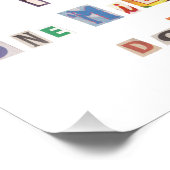 Höchste Nachfrage nach Geld Ransom Note Collage Fotodruck (Ecke)