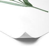 HÖCHSTE QUALITÄT Botanischer Ausdruck der Nelken Poster (Ecke)