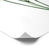 HÖCHSTE QUALITÄT Botanischer Ausdruck von Hemeroca Poster (Ecke)