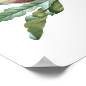 HÖCHSTE QUALITÄT Botanischer Druck der Abb. Poster (Ecke)