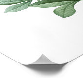 HÖCHSTE QUALITÄT Botanischer Druck in Baptisia Poster (Ecke)