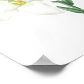 HÖCHSTE QUALITÄT Botanischer Druck von Madonna Lil Poster (Ecke)