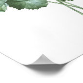 HÖCHSTE QUALITÄT Botanischer Druck von Storksbills Poster (Ecke)