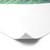 HÖCHSTE QUALITÄT Botanischer Druck von Streptocarp Poster (Ecke)