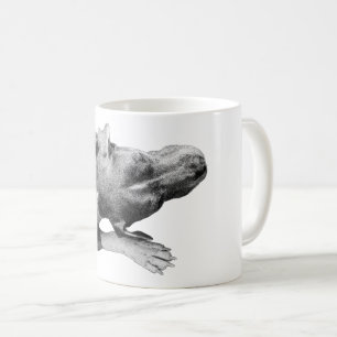 Höchste Ruhe - Kopf- und Paw-Portrait Kaffeetasse