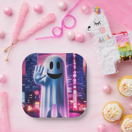 Höchste Wave & Urban Lights Pappteller (Party)