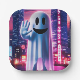 Höchste Wave & Urban Lights Pappteller