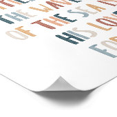 Höchste Wellen als Poster (Ecke)