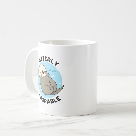 Höchster erlesener Funny Otter Pub Kaffeetasse (Vorderseite Links)