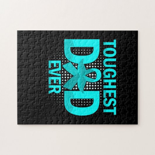 Höchster Vater je Prostatakrebs-Bewusstsein Puzzle (Horizontal)