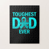 Höchster Vater je Prostatakrebs-Bewusstsein Puzzle (Vertikal)