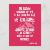 Höchstes Glück des Lebens von Victor Hugo Postkarte (Vorderseite)