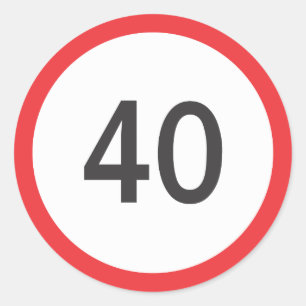 Höchstgeschwindigkeit 4 runder aufkleber