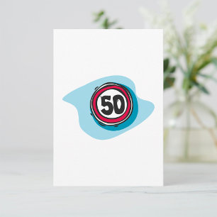 Höchstgeschwindigkeit 50 Einladungen