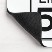 Höchstgeschwindigkeit 55 MPH-Zeichen Mousepad (Ecke)