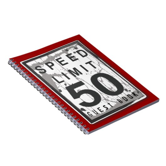 Höchstgeschwindigkeit Gast-Buch-Notizbuch mit 50 Notizblock (Rechte Seite)