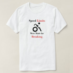Höchstgeschwindigkeiten wurden für das Brechen T-Shirt