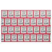 Höchstgeschwindigkeits-Zeichen des Stoff (Fat Quarter (45,7 x 55,9 cm))