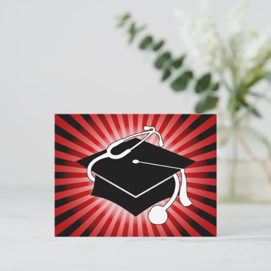 Höchstgrenze für die medizinische Graduierung Ankündigungspostkarte (Stehend Vorderseite)