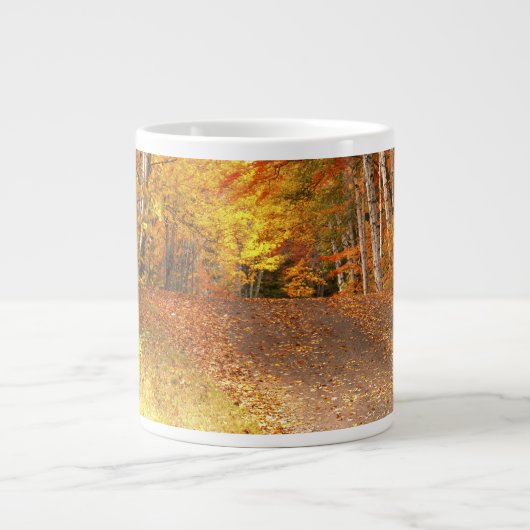 HöchstHerbstlaub-Jahreszeit im U.P. Jumbo-Tasse (Vorderseite)