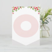 Hochstuhl 1. Geburtstag Bannerwald Brief 0 Einladung (Stehend Vorderseite)