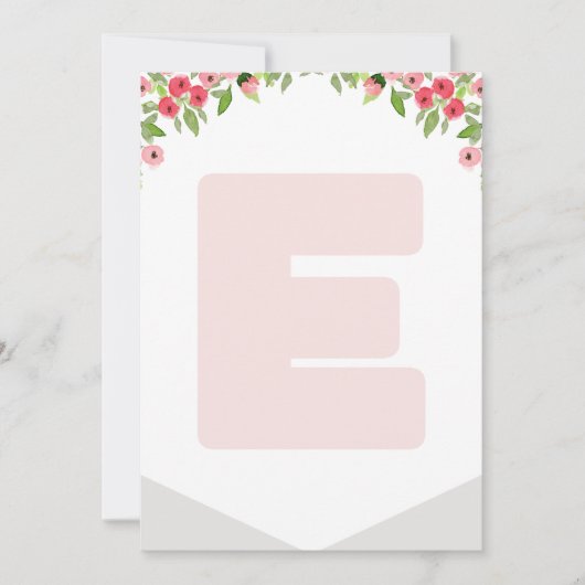 Hochstuhl 1. Geburtstag Bannerwald Brief E Einladung (Vorderseite)