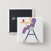 Hochstuhl Button (Vorne & Hinten)