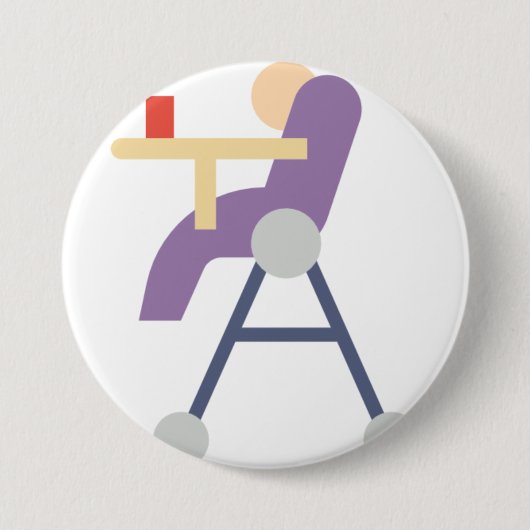 Hochstuhl Button (Vorderseite)