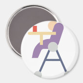 Hochstuhl Magnet (Vorderseite/Rückseite)