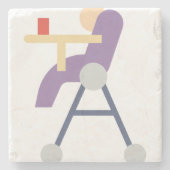 Hochstuhl Steinuntersetzer (Vorderseite)