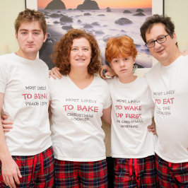 Höchstwahrscheinlich backen Kekse Weihnachts-Party T-Shirt