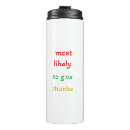 höchstwahrscheinlich danke, lustige danken geben thermosbecher