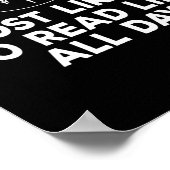 Höchstwahrscheinlich Lippen lesen Deaf ASL Hörverl Poster (Ecke)