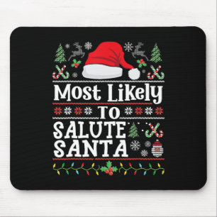 Höchstwahrscheinlich würdigen Weihnachtsmann-Solda Mousepad