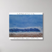 Hochsurf unter der Flagge Leinwanddruck (Vorderseite)