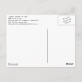 Hochtal Postkarte (Rückseite)