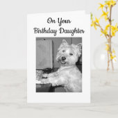 ***HOCHTECH*** GEBURTSTAG WÜNSCHEN WÄHREND DES WES KARTE (Gelbe Blume)