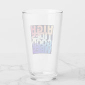 Hochtide Gute Vibes Glas (Rückseite)