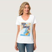 Hochtides Great Vibes T-Shirt (Vorderseite Vollansicht)