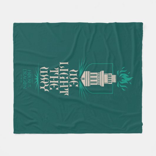 Hochturm | Wir machen den Weg frei Fleecedecke (Vorderseite (Horizontal))