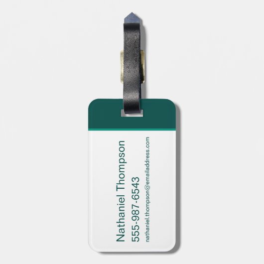 Hochturm | Wir machen den Weg frei Gepäckanhänger (Rückseite vertikal)