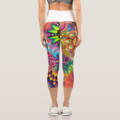 Hochwaiste Capris (Rückseite)