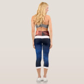Hochwaisted-Capris Capri Leggings (Rückseite)