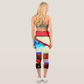 Hochwaisted-Capris Capri Leggings (Rückseite)