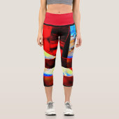 Hochwaisted-Capris Capri Leggings (Vorderseite)