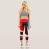Hochwaisted-Capris Capri Leggings (Vorderseite)