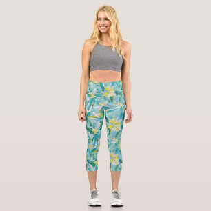 Hochwaisted-Capris Capri Leggings