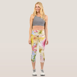 Hochwaisted-Capris Capri Leggings