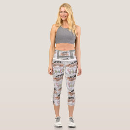 Hochwaisted-Capris Capri Leggings
